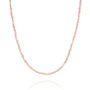 Jewel Bead Pink Opal Birthstone Necklace October, thumbnail 3 of 4
