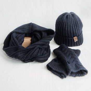 Hat, Snood And Hand Warmer Set, 12 of 12