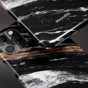 Mystery Black Marble Case For iPhone, 3 of 4