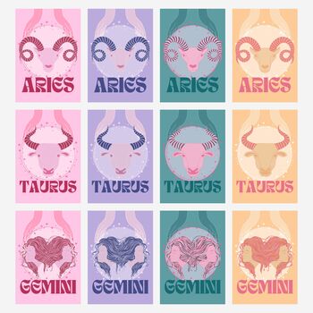 Zodiac Greetings Card, 2 of 12
