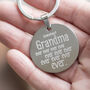 Bestest Grandma/Nanny Ever Ever Keyring, thumbnail 1 of 5