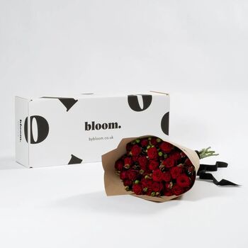 Merlot Red Spray Rose Bouquet, 3 of 3