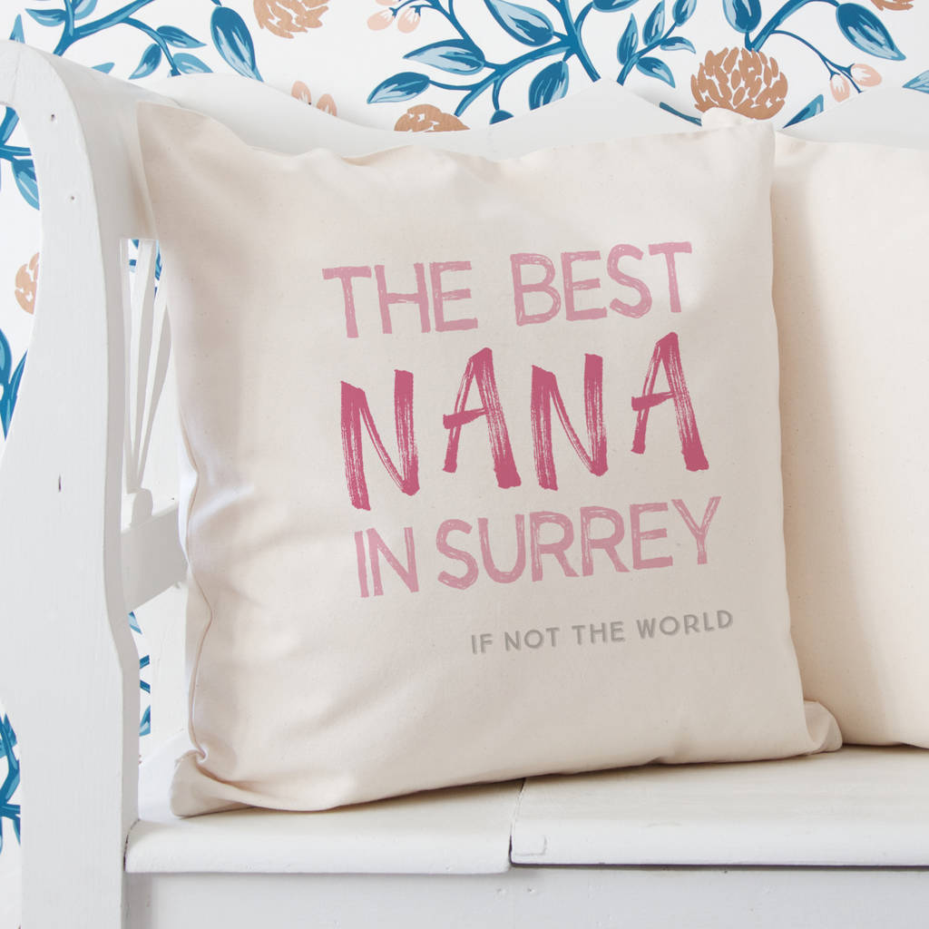 personalised cushion