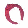 Knotted Silk Headband 'Beatrix' In Many Colours, thumbnail 7 of 12