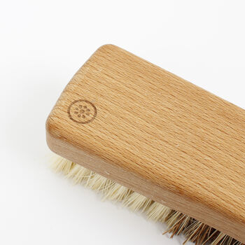 Sustainable Wood Vegetable Brush With Plant Bristles, 8 of 8