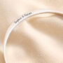 Personalised Hammered Sterling Silver Bangle, thumbnail 5 of 5