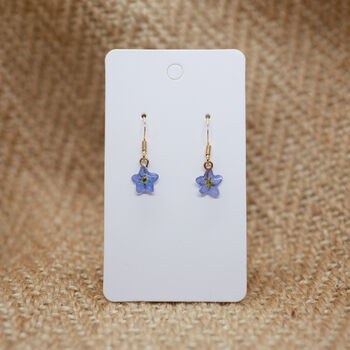Forget Me Not Sterling Silver Or Gold Plated Earrings, 6 of 6