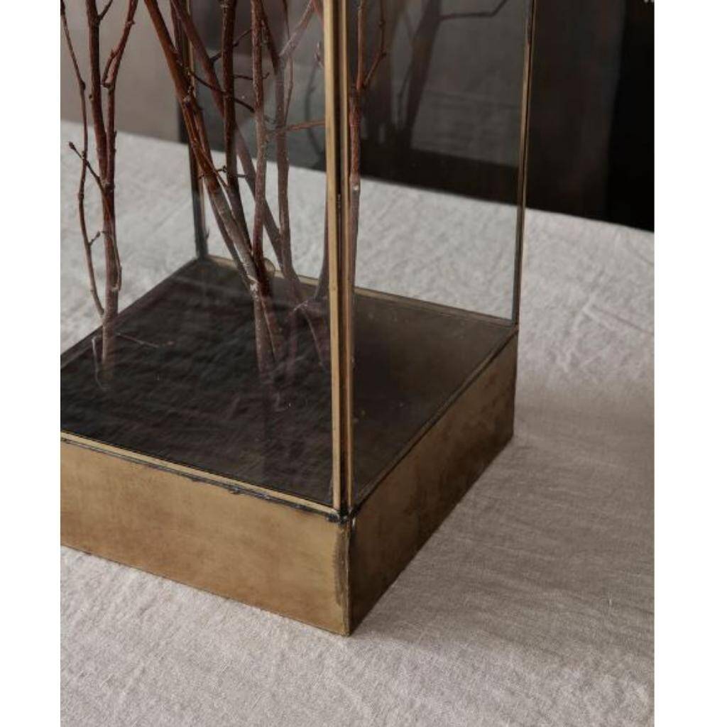 Display Box In Antique Brass, Large By Maitri