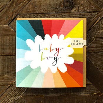 Colourful Baby Boy Card, 4 of 4