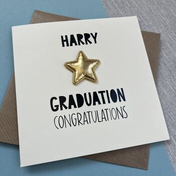 Personalised Name Graduation Congratulations Card, 2 of 3