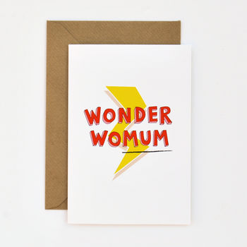 Wonder Womum Mothers Day Card, 2 of 2