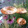 Copper Chalice Garden Bird Bath Sculpture Lt200, thumbnail 10 of 12