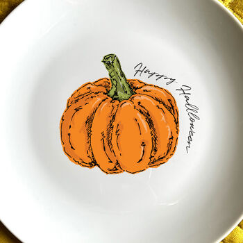 Halloween Pumpkin Plate, 2 of 2
