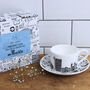 West London Tea Cup And Saucer Set, thumbnail 1 of 3