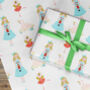 Childrens Girls Christmas Wrapping Paper Nutcracker, thumbnail 1 of 3