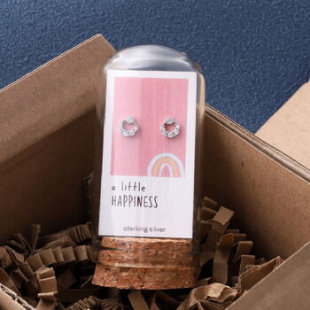 A Little Of Happiness Earrings In Terrarium Bottle, 7 of 7