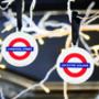 Official Tfl London Tube Stop Hanging Tree Decoration, thumbnail 1 of 3