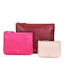 Women's Leather Purse Wallets Trio 'Siena Group Nappa', thumbnail 3 of 10