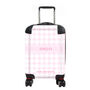 Pink Gingham Suitcase, thumbnail 1 of 10