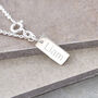 Personalised Sterling Silver Cross Necklace, thumbnail 4 of 6