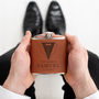 Personalised Best Man Hip Flask, thumbnail 1 of 4