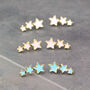 Colourful Enamel Shooting Stars Stud Earrings, thumbnail 1 of 9