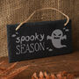 Hanging Illustrated Slate Sign 'Spooky Season', thumbnail 1 of 2