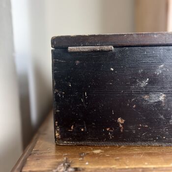 Vintage Wooden First Aid Medical Box, 8 of 8