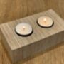 Birchwood Ply Rectangular Tealight Holder, thumbnail 10 of 12