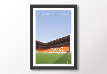 Blackpool Fc Bloomfield Road Mortensen North Poster, 8 of 8