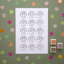 Woodland Friends Personalised Party Bag Stickers, thumbnail 3 of 4