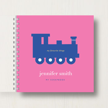 Personalised Kid's Steam Train Scrapbook Or Memory Book, 9 of 9