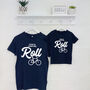 Cycling Parent And Child T Shirts, thumbnail 3 of 7