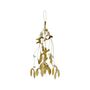 Gold Mistletoe Christmas Ornament, thumbnail 3 of 4