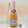 Personalised Champagne With Heart Pewter Label, thumbnail 2 of 2