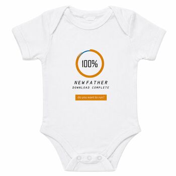 'New Father Downloading' Babygrow, 5 of 7