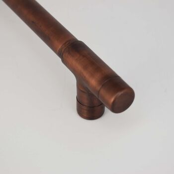 Aged Copper T Shaped Pull Handle, 4 of 4