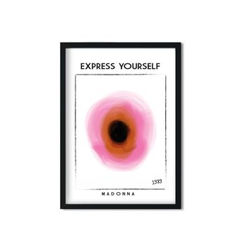 Express Yourself Giclée Retro Art Print, 3 of 4