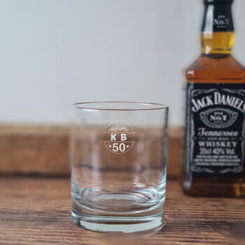 Personalised Birthday Whisky Glass, 4 of 6