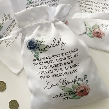 Personalised Fathers Day Sixpence Bag, 4 of 6