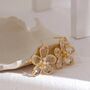 Monaco Fl’or Rose Gold Flower Bouquet Dangle Earrings, thumbnail 1 of 4