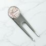 Personalised Vintage Map Golf Marker And Pitch Repairer, thumbnail 1 of 4