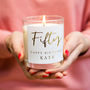 50th Birthday Candle Personalised Gift, thumbnail 1 of 3