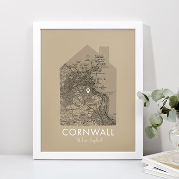 Personalised Our Home UK Map Print, 4 of 12