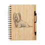 Personalised Skye Terrier Dog Engraved Notebook, thumbnail 4 of 4