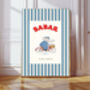 Babar Postman Nursery Art Print, thumbnail 1 of 4