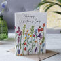 Happy Valentine's Day Plantable Seed Recycled Card, thumbnail 1 of 3