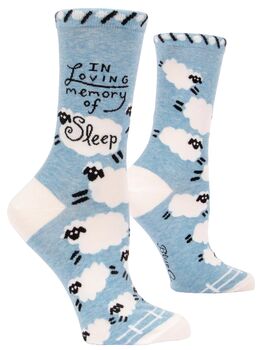 Ladies 'In Loving Memory Of Sleep' Mum Socks, 2 of 4