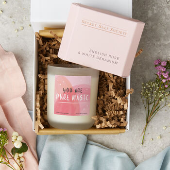 You Are Pure Magic Pink Candle Gift, 3 of 4
