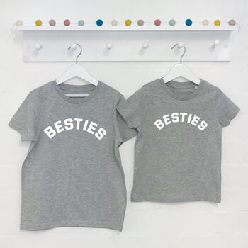 Besties Sibling / Kids T Shirt Set, 2 of 6